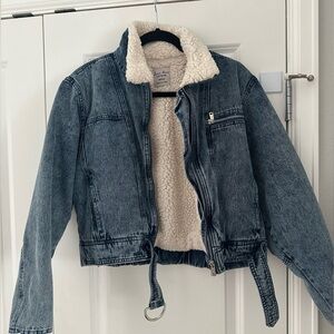 Sherpa Denim Jacket